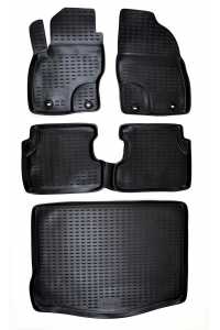 Obrázok pre Koberce Gumené s vaničkou do kufra, J&J, Land Rover Freelander II 2007-2013 