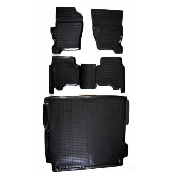 Obrázok pre Koberce Gumené s vaničkou do kufra, J&J, Land Rover Discovery 3, 4 2004-2016 