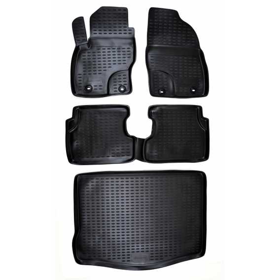 Obrázok pre Koberce Gumené s vaničkou do kufra, J&J, Land Rover Freelander II 2007-2013 